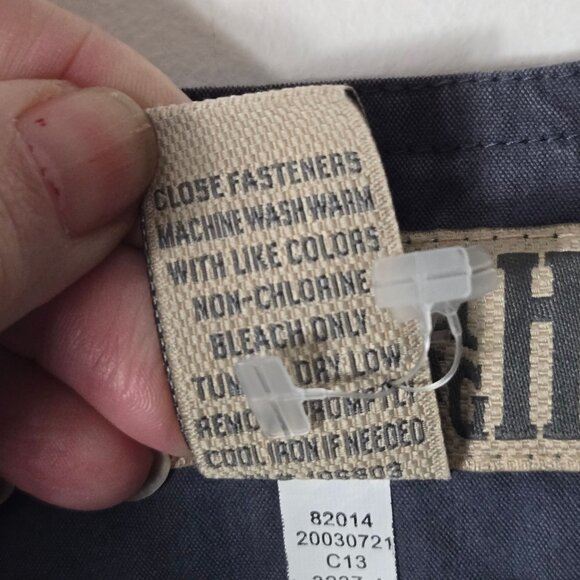 Duluth Trading Men's Size L Fire Hose DuluthFlex Working Man's Vest Blue Canvas - Picture 4 of 11